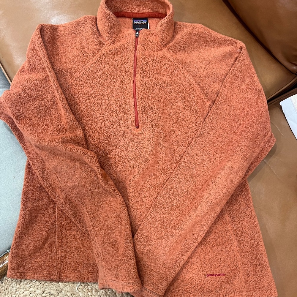 Patagonia Rust Fleece Half-Zip